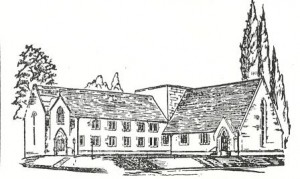 The original design for the addition to Christ Church, North Hills.